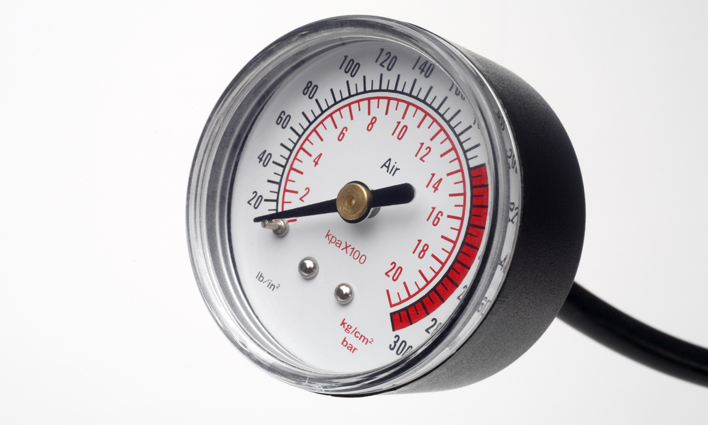 negative air pressure gauge